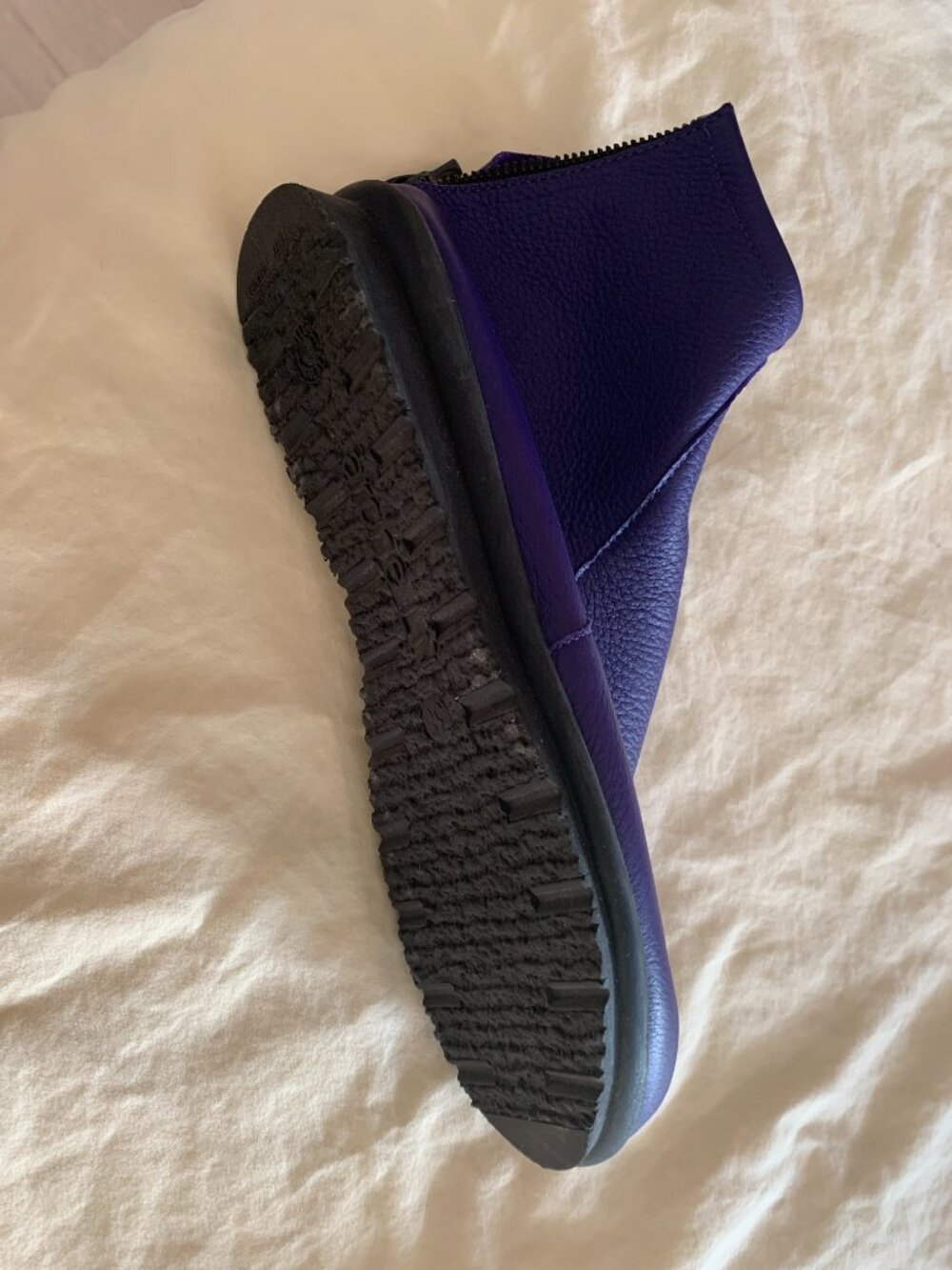 Purple Arche ankle boots, size 7.5 - Picture 3 of 3